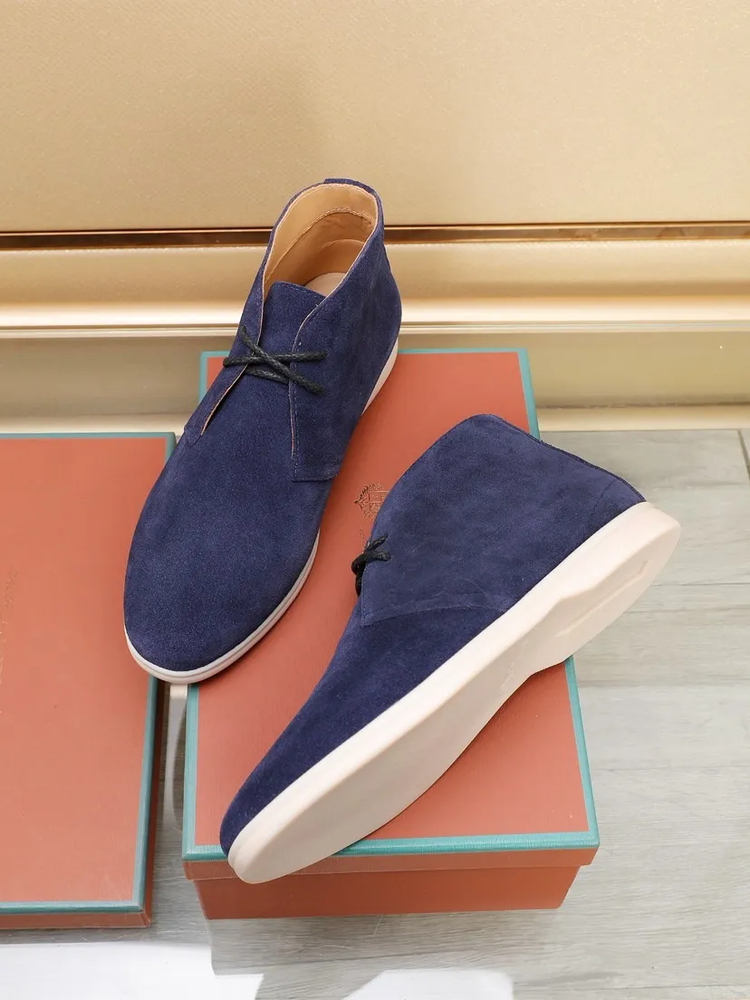 Men's Men's Shoes💰Men's Shoes💰440💰【loro piana】The new moccasins are made of water-repellent treated suede uppers with rubber soles, a classic. The complex craftsmanship and meticulous structure make the shoes light and soft, allowing you to walk comfortably and freely. Perfect for wearing at the beach or out in the water during the summer. Men’s size: 38-45